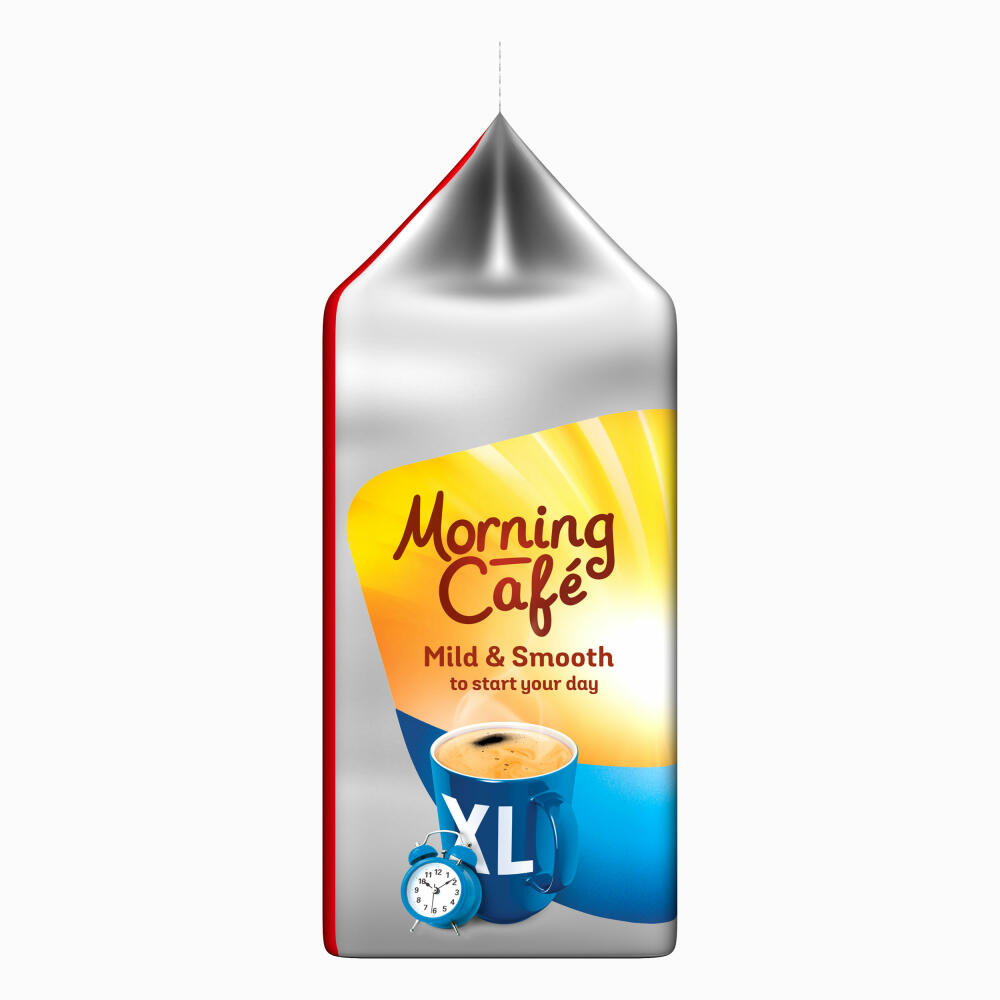Tassimo Morning Café Mild XL, Frühstücks Kaffee, Morgen Kaffeekapsel, Gemahlener Röstkaffee, 21 T-Discs