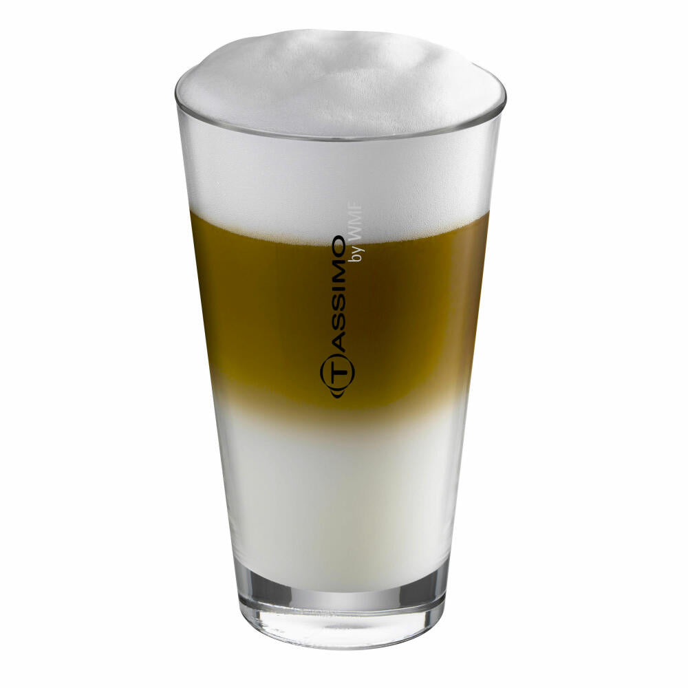 Tassimo Jacobs Latte Macchiato Classico Geschenkset mit Glas, 5-tlg., Kaffee, Milchkaffee, Kapseln, T-Discs