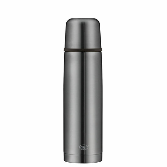 Alfi Isolierflasche Isotherm Perfect automatic, Isoflasche, Thermoflasche, Flasche, Edelstahl, Grey, 750 ml, 5737.234.075