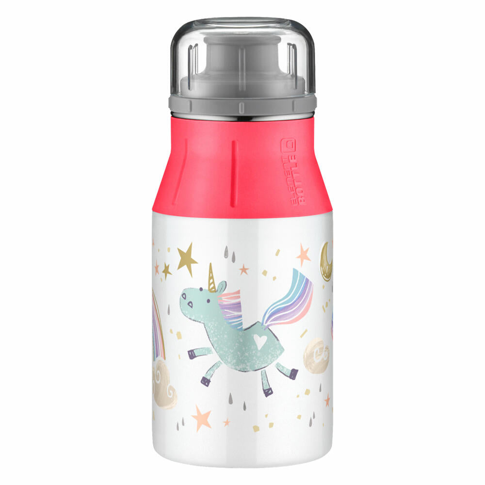 Alfi Kindertrinkflasche elementBottle Kids, Trinkflasche, Sportflasche, Flasche, Edelstahl, Rainbow, 400 ml, 5357.202.040