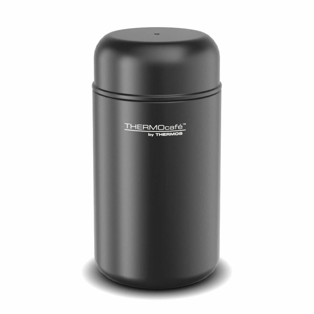 THERMOS Isolier-Speisegefäß TC DAILY FOOD JAR, Speisebehälter, Thermobehälter, Edelstahl, Black Mat, 400 ml, 4201232040