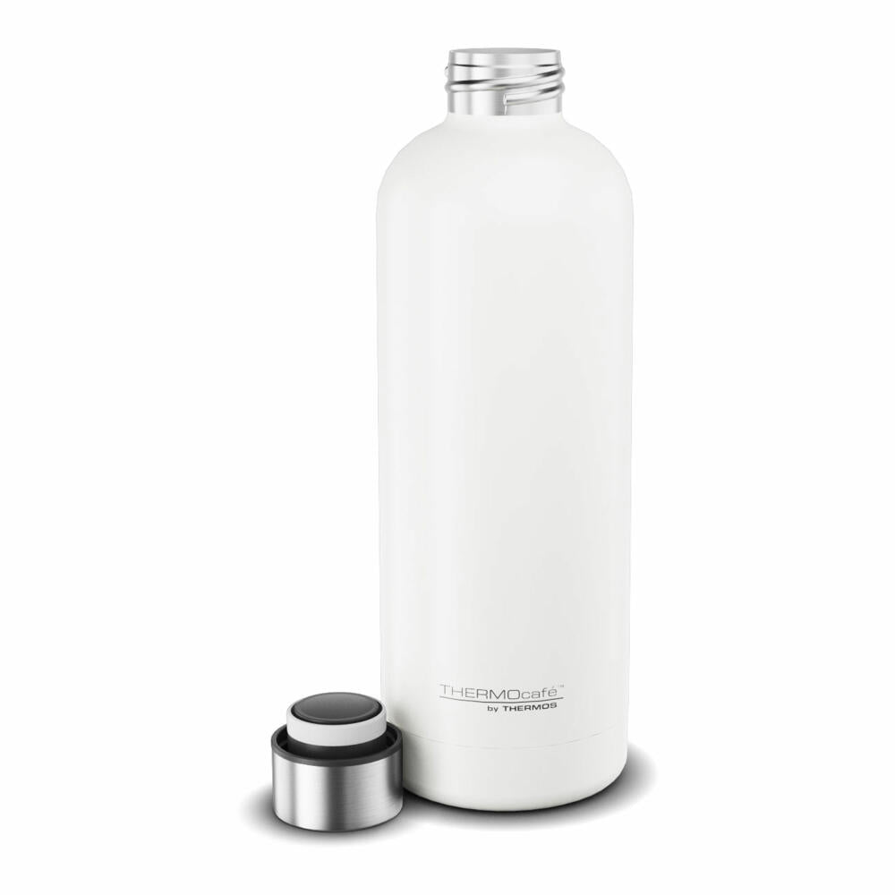 THERMOS Isolier-Trinkflasche TC DAILY BOTTLE, Thermosflasche, Isoflasche, Flasche, Edelstahl, White Mat, 700 ml, 4200211070