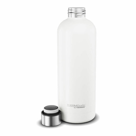 THERMOS Isolier-Trinkflasche TC DAILY BOTTLE, Thermosflasche, Isoflasche, Flasche, Edelstahl, White Mat, 700 ml, 4200211070
