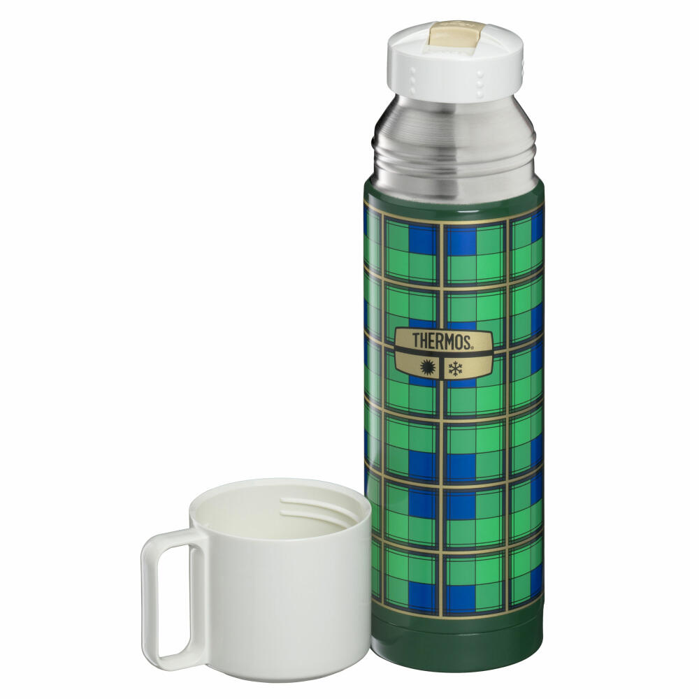THERMOS Isolierflasche REVIVAL BEVERAGE BOTTLE, Thermosflasche, Isoflasche, Flasche, Edelstahl, Retro Green, 500 ml, 4130354050