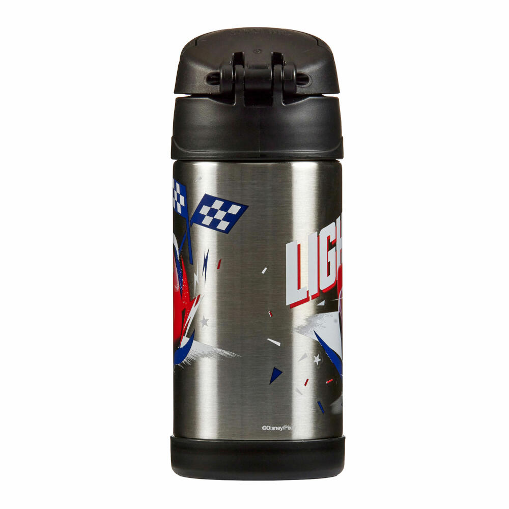 THERMOS kids Isolier-Trinkflasche FUNTAINER STRAW BOTTLE DISNEY Cars, Thermosflasche, Flasche, Edelstahl, 350 ml, 4113416035