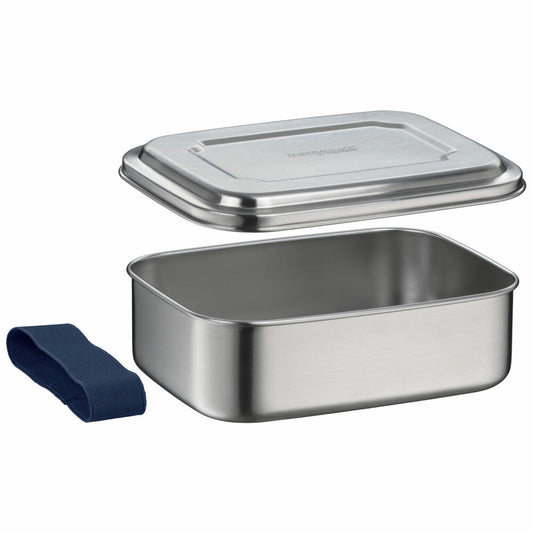 THERMOS Essensbehälter TC SANDWICH BOX, Lunchbox, Brotdose, Edelstahl, Saphire Blue, 1 L, 4168259100