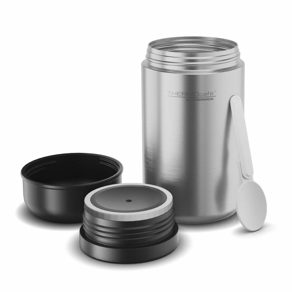 THERMOS Isolier-Speisegefäß TC DAILY FOOD JAR, Speisebehälter, Thermobehälter, Edelstahl, Steel Mat, 400 ml, 4201205040