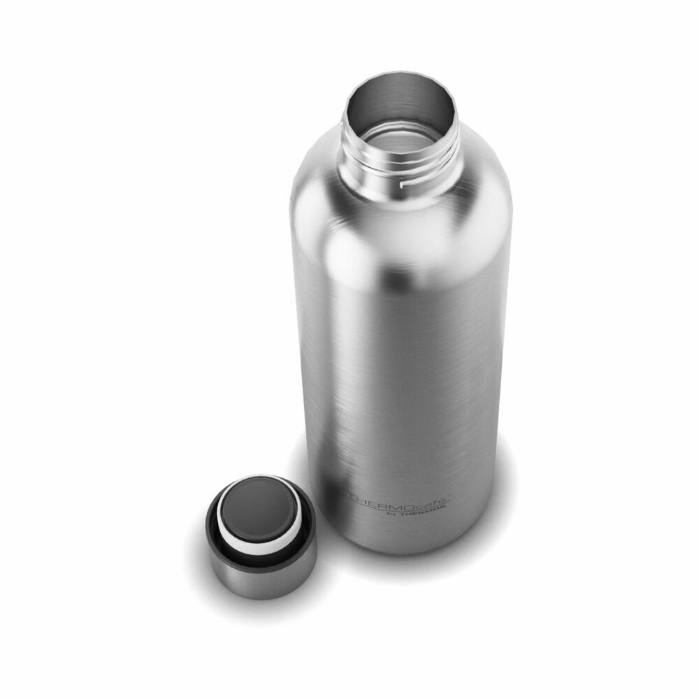 THERMOS Isolier-Trinkflasche TC DAILY BOTTLE, Thermosflasche, Isoflasche, Flasche, Edelstahl, Steel Mat, 500 ml, 4200205050