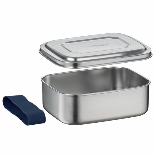 THERMOS Essensbehälter TC SANDWICH BOX, Lunchbox, Brotdose, Edelstahl, Saphire Blue, 0.8 L, 4168259080