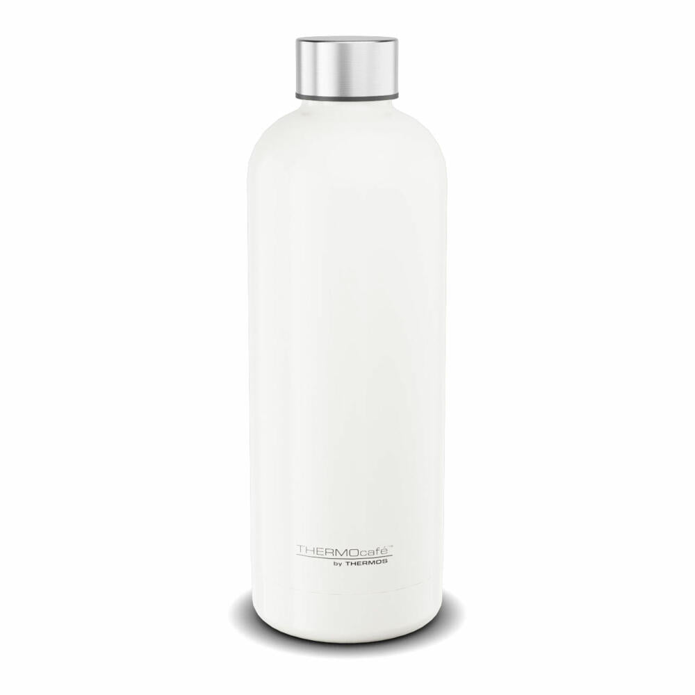 THERMOS Isolier-Trinkflasche TC DAILY BOTTLE, Thermosflasche, Isoflasche, Flasche, Edelstahl, White Mat, 700 ml, 4200211070
