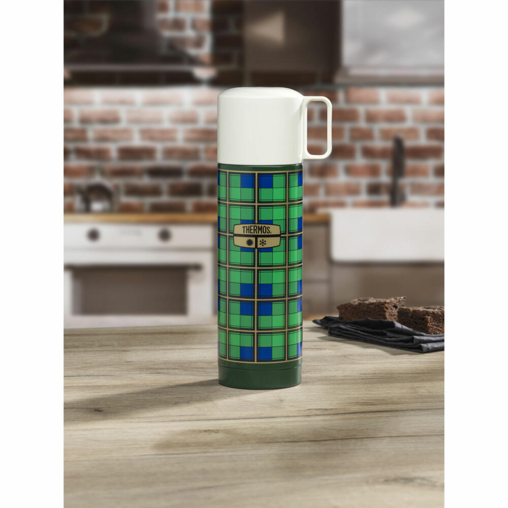 THERMOS Isolierflasche REVIVAL BEVERAGE BOTTLE, Thermosflasche, Isoflasche, Flasche, Edelstahl, Retro Green, 500 ml, 4130354050