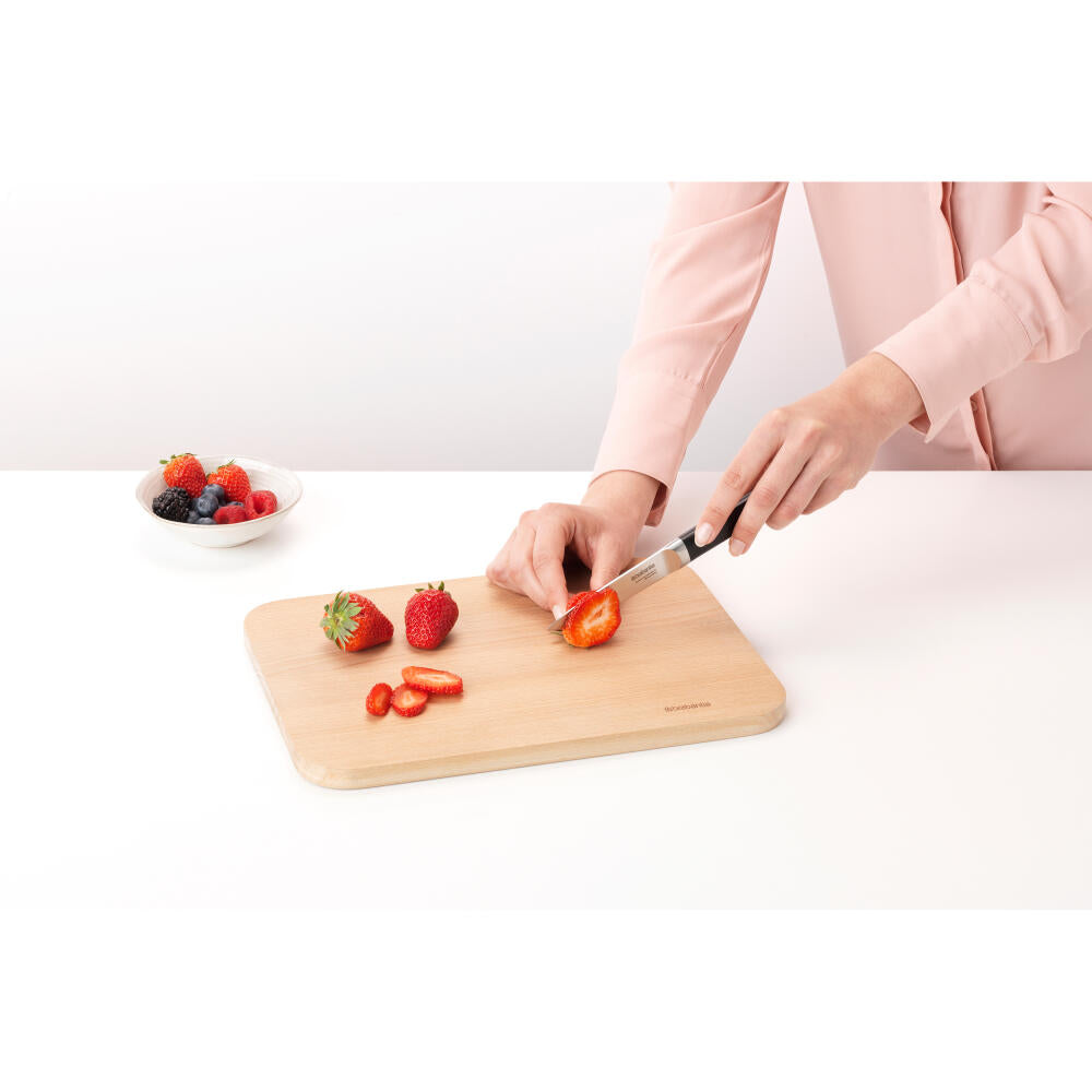Brabantia Profile Schneidebrett, mittel, Schneideunterlage, Holz, Wood, 32 x 23 cm, 260766