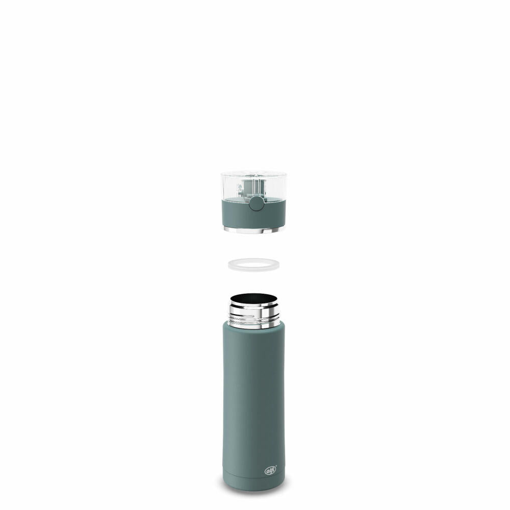 alfi insulated drinking bottle BALANCE BOTTLE, insulated bottle, thermos flask, insulated bottle, stainless steel, Sea Pine Mat, 500 ml, 5512293050