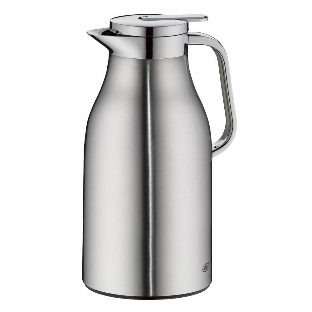 Alfi Isolierkanne Skyline, Thermokanne, Edelstahl, Stainless Steel Matt, 1.5 L, 1322205150