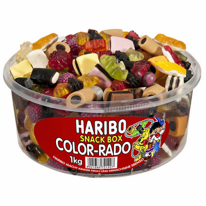 Haribo Fruchtgummi Hamsterkauf Set, Notfall Vorrats Pack, Gummibärchen, Weingummi, Fruchtgummi