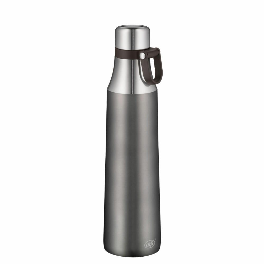 Alfi Trinkflasche City Bottle Loop, Isolierflasche, Edelstahl, Cool Grey Matt, 0.7 L, 5537234070