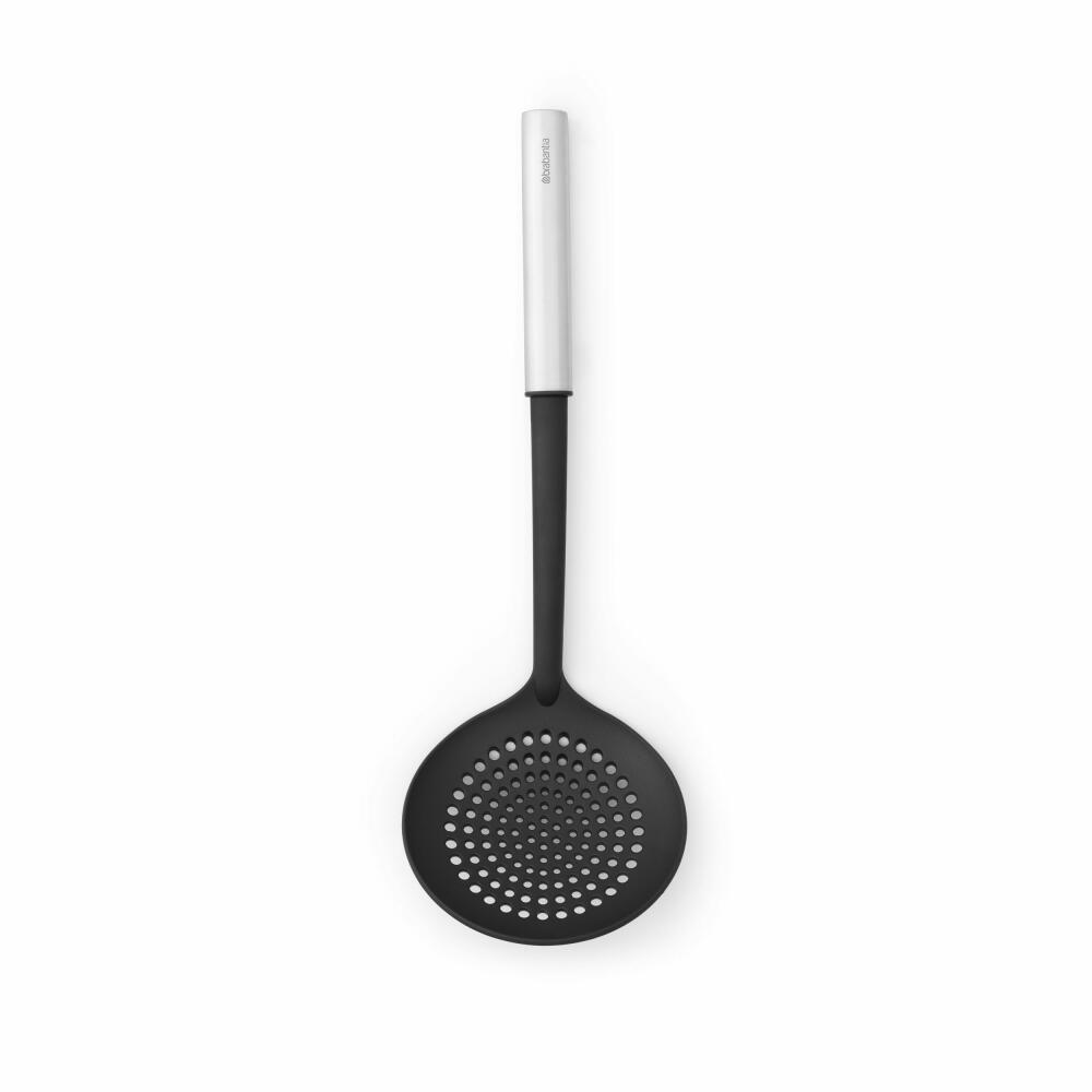 Brabantia Skimmer Profile, coated, cooking utensil, kitchen helper, steel, Matt Steel, 38.6 cm, 250583