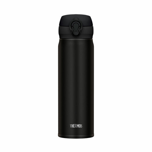 THERMOS Thermosflasche Ultralight, Trinkflasche, Iso Flasche, Leicht, Edelstahl, Matt Black, 0.75 L, 4035.232.075