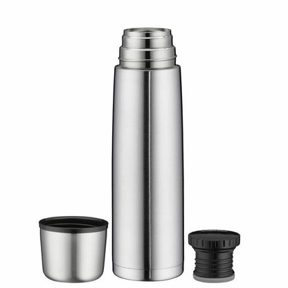 alfi Isolierflasche ISOTHERM PERFECT Drehverschluss, Isoflasche, Thermoflasche, Flasche, Edelstahl, Stainless Steel Mat, 1 L, 5107205100