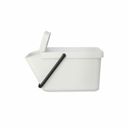 Brabantia Abfallbehälter Sort & Go, Abfalleimer, Mülleimer, Kunststoff, Light Grey, 20 L, 277702
