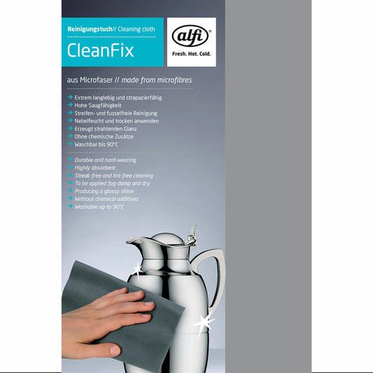 Alfi Mikrofaser Reinigungstuch cleanfix, Mikrofasertuch, Black, 50 x 40 cm, 0.5 cm, 2900100000