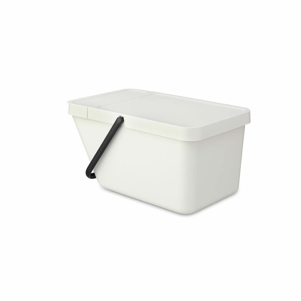 Brabantia Abfallbehälter Sort & Go, Abfalleimer, Mülleimer, Kunststoff, Light Grey, 20 L, 277702