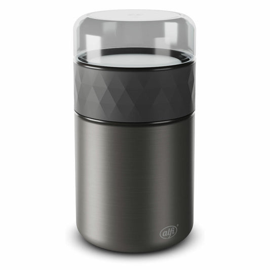 Alfi Isolierspeisegefäß Endless Food Mug, Lunchpot, Edelstahl, Caviar Black Matt, 0.5 L, 5667233050