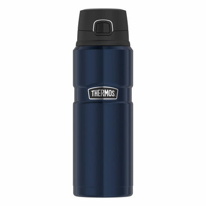 Thermos Isolierflasche Stainless King, Trinkflasche, Edelstahl, Midnight Blue Polished, 700 ml, 4010256070