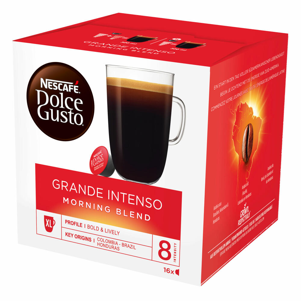 Nescafé Dolce Gusto Grande Intenso Morning Blend, Kaffee, Kaffeekapsel, 32 Kapseln