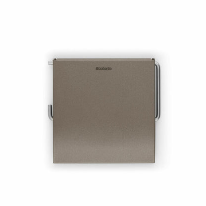 Brabantia ReNew toilet paper holder, toilet paper holder, roll holder, Platinum, 477300