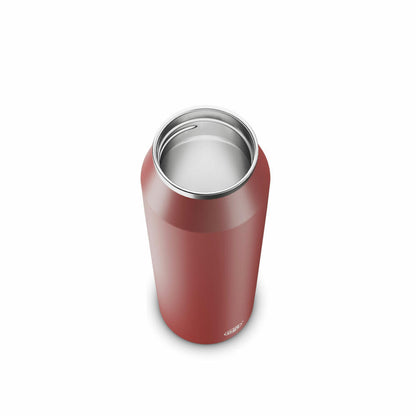 Alfi Trinkflasche Endless Iso Bottle, Isolierflasche, Edelstahl, Mediterranean Red Matt, 0.5 L, 5669300050