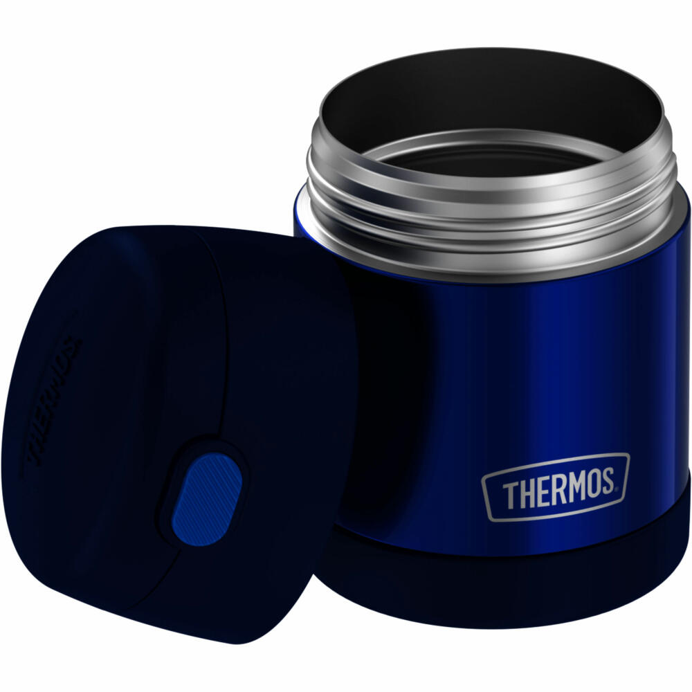THERMOS kids insulated food container FUNTAINER FOOD JAR, food container, thermal container, stainless steel, navy, 300 ml, 4110342030