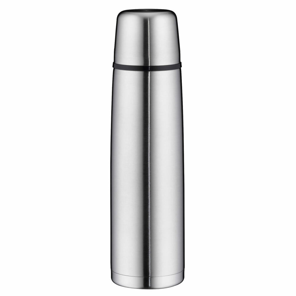 alfi Isolierflasche ISOTHERM PERFECT Drehverschluss, Isoflasche, Thermoflasche, Flasche, Edelstahl, Stainless Steel Mat, 1 L, 5107205100