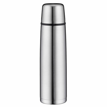 alfi Isolierflasche ISOTHERM PERFECT Drehverschluss, Isoflasche, Thermoflasche, Flasche, Edelstahl, Stainless Steel Mat, 1 L, 5107205100