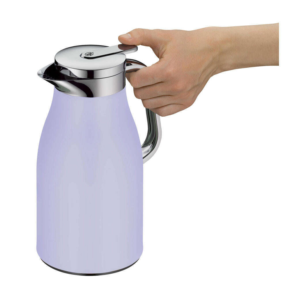 Alfi Isolierkanne Skyline, Thermokanne, Edelstahl, Lavender Matt, 1 L, 1321381100