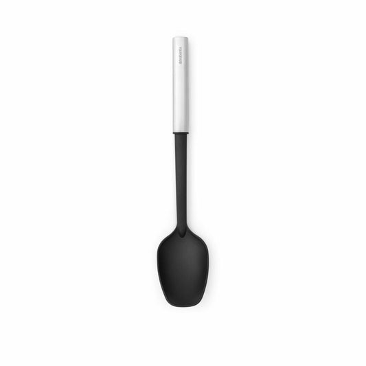 Brabantia Serving Spoon Profile, coated, cooking utensil, kitchen helper, steel, Matt Steel, 33.1 cm, 250828