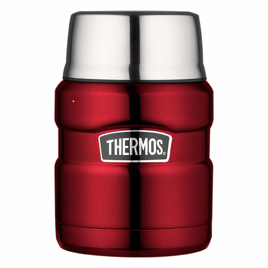 Thermos Speisegefäß Stainless King, Speisebehälter, Thermobehälter, Isoliergefäß, Edelstahl, Cranberry, 470 ml, 4001.248.047