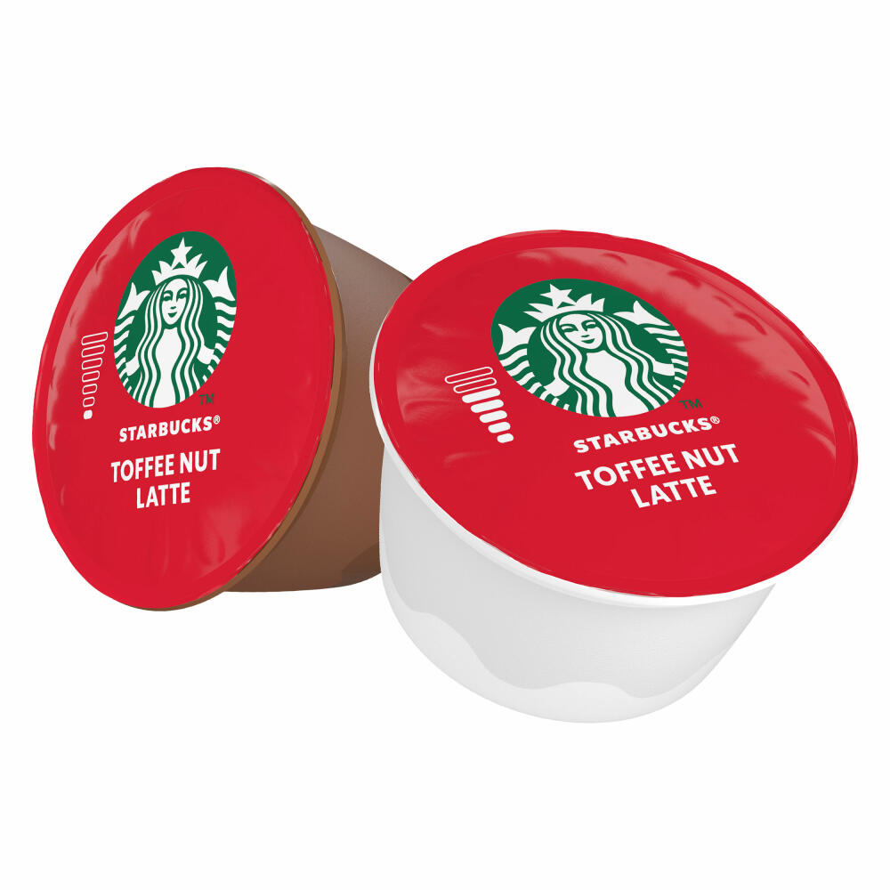 Nescafé Dolce Gusto Starbucks Toffee Nut Latte Set of 3, Limited Edition, Coffee, Latte, Coffee Capsules, 36 Capsules, 18 Servings