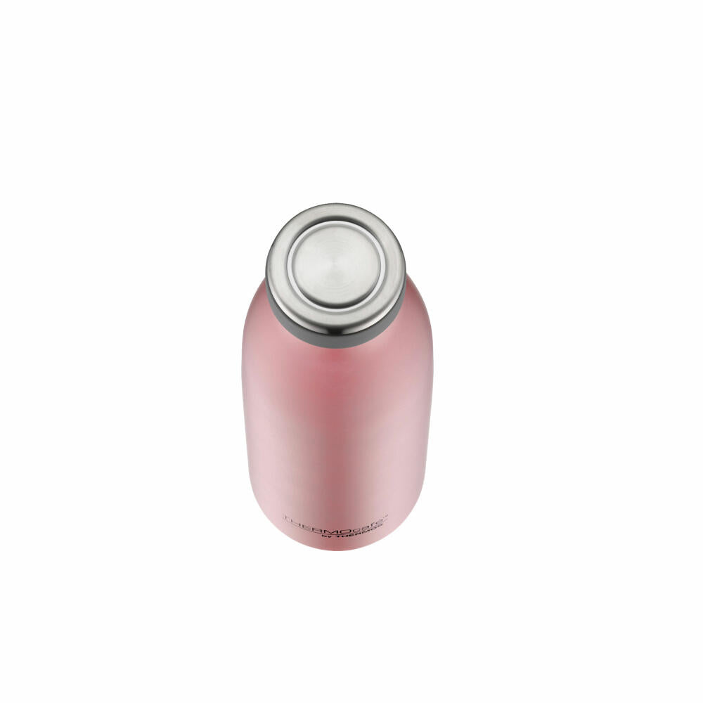 THERMOS ThermoCafé Thermosflasche TC Bottle, Trinkflasche, Iso Flasche, Edelstahl Matt, Rosé Gold, 0.5 L, 4067.284.050