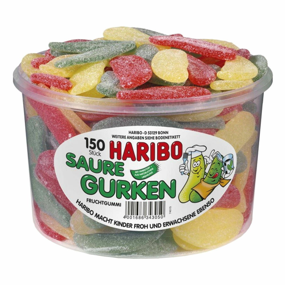 Haribo Porbierset Gelatinfrei 1, Fruchtgummi ohne Gelatine, Gelatinsiz, Gummibären