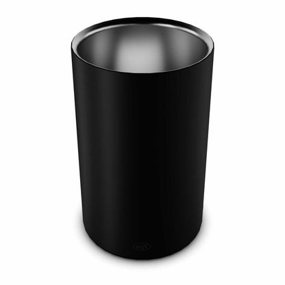 alfi Flaschenkühler VINO, Weinkühler, Flaschen Kühler, Getränkekühler, Edelstahl, Velvet Black Mat, 0457232100