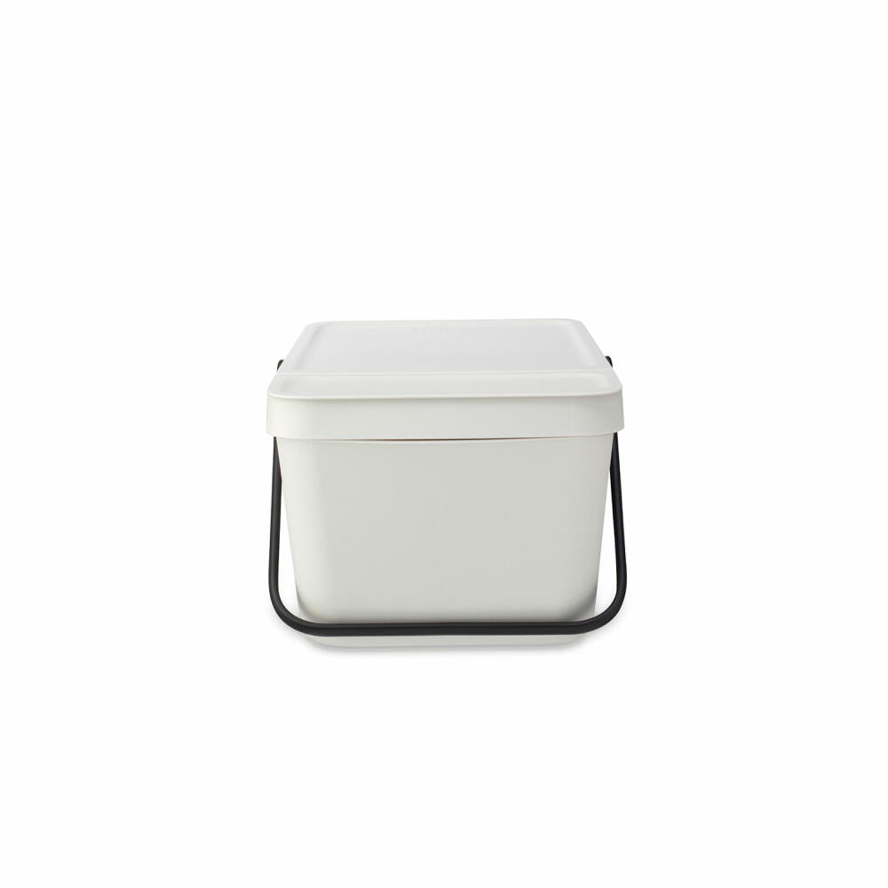 Brabantia Abfallbehälter Sort & Go, Abfalleimer, Mülleimer, Kunststoff, Light Grey, 20 L, 277702