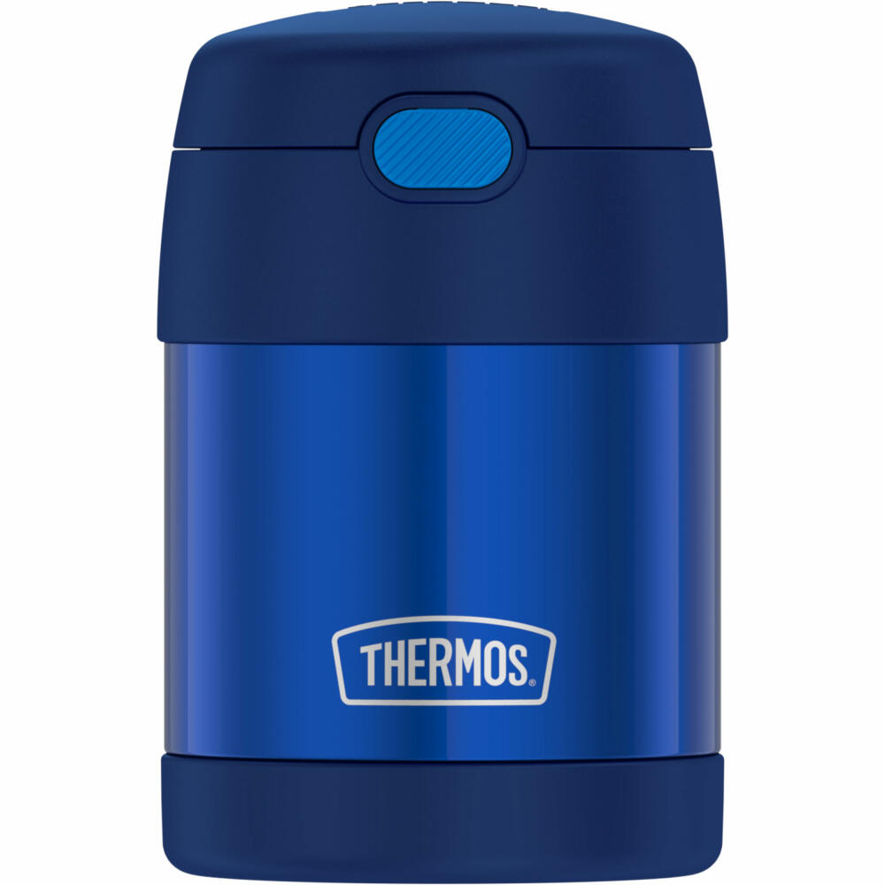 THERMOS kids insulated food container FUNTAINER FOOD JAR, food container, thermal container, stainless steel, navy, 300 ml, 4110342030