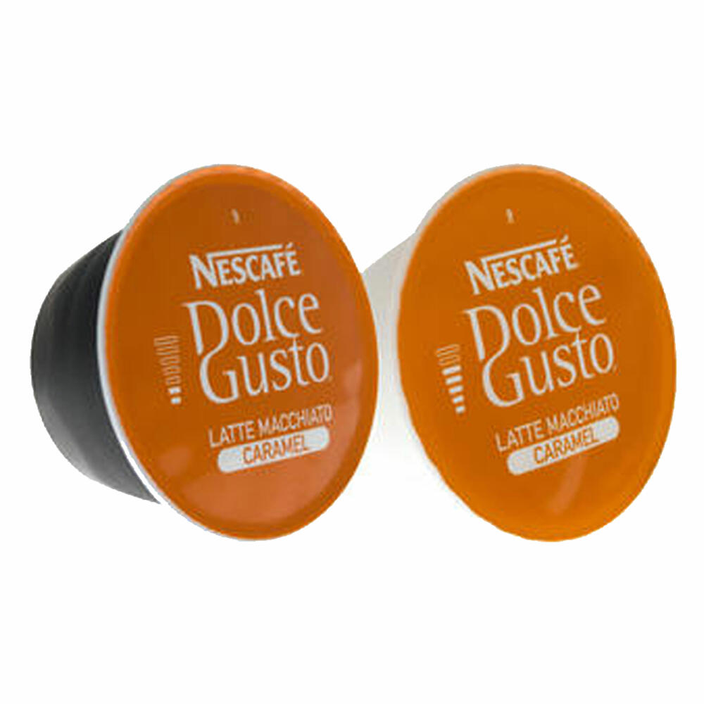80 x Nescafé Dolce Gusto Caramel Latte Macchiato, Karamell, Kaffee, Kaffeekapsel, Großpackung, Vorteilspackung, 80 Kapseln (40 Portionen)