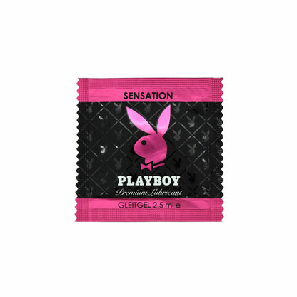 Playboy Condoms Kondome Feuerwerk, Verhütungsmittel, Ultimative Stimulation, mit Gleitgel gratis, 54 mm, 5 x 10 Stück