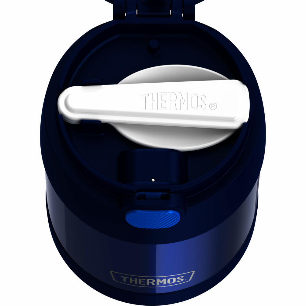 THERMOS kids insulated food container FUNTAINER FOOD JAR, food container, thermal container, stainless steel, navy, 300 ml, 4110342030