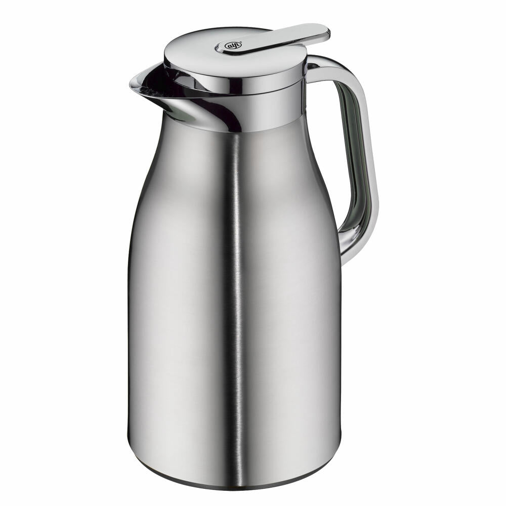 Alfi Isolierkanne Skyline, Thermokanne, Edelstahl, Stainless Steel Matt, 1 L, 1322205100
