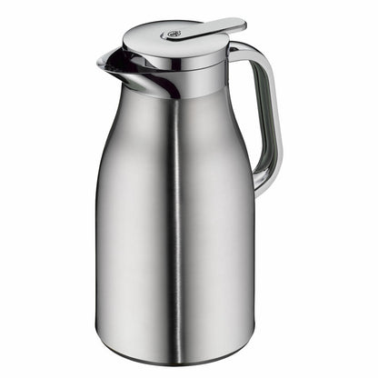 Alfi Isolierkanne Skyline, Thermokanne, Edelstahl, Stainless Steel Matt, 1 L, 1322205100