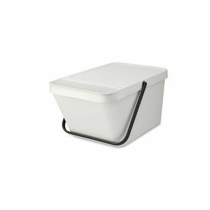 Brabantia Abfallbehälter Sort & Go, Abfalleimer, Mülleimer, Kunststoff, Light Grey, 20 L, 277702