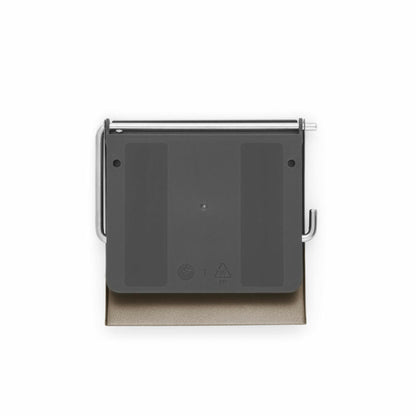 Brabantia ReNew toilet paper holder, toilet paper holder, roll holder, Platinum, 477300